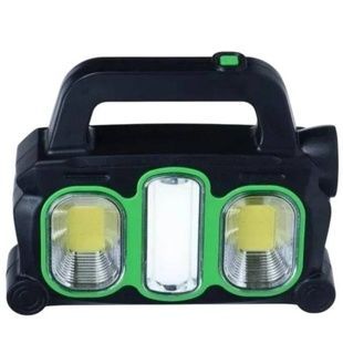 Ліхтар Hurry Bolt USB HB-6168-6169 Чорний із зеленим
