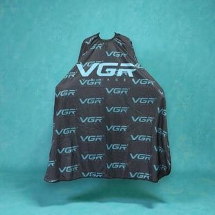 Накидка-пеньюар перукарський для стрижки волосся VGR Чорний