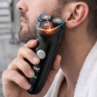 Електробритва акумуляторна USB RAF R-4040 Чорна