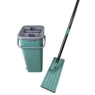 Комплект для збирання швабра з відром 4л Easy Mop Зелений