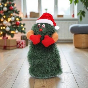 Елка танцующая музыкальная Xmas tree medium Зеленая