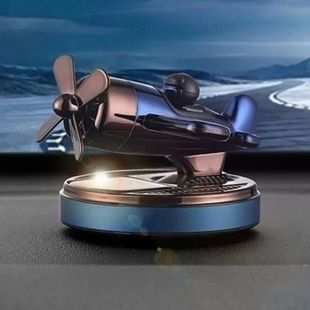 Автомобільний ароматизатор Літак Vert-15 на сонячній батареї Синій