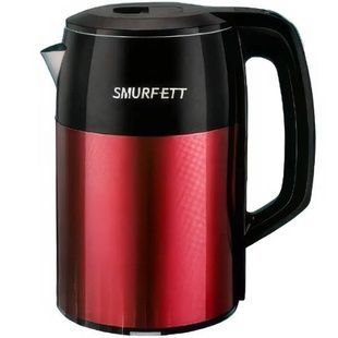Металлический электрочайник Smurfett SE-2250 1500w 2,5л Красный