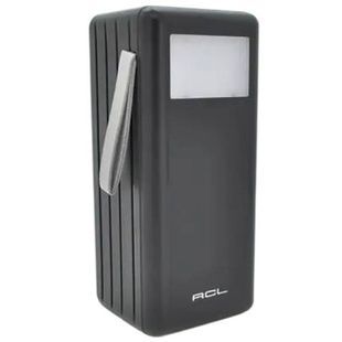 Powerbank із вбудованими кабелями для заряджання гаджетів 80000mAh PD22.5W ACL PW-108 Чорний