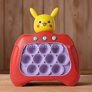 Игрушка антистресс Pop it PRO Pikachu Pokemon Красная
