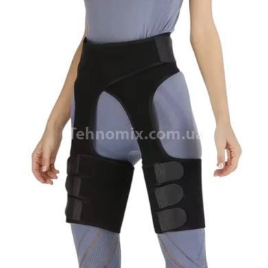 Утягивающий пояс для похудения и коррекции фигуры ADJUSTABLE ONE PIECE WAIST BAND XXLЧерный