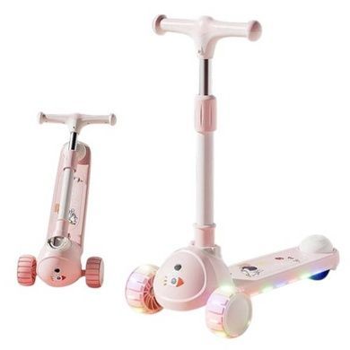Самокат детский трехколесный Skyper SM-2653-60 Белый с розовым