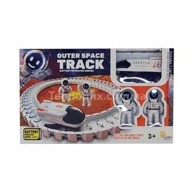 Космічний трек з місяцеходом на батарейках uter Space Track Ring Білий