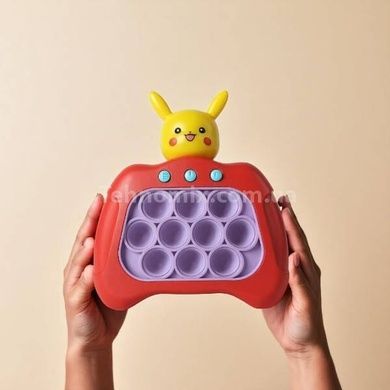 Игрушка антистресс Pop it PRO Pikachu Pokemon Красная