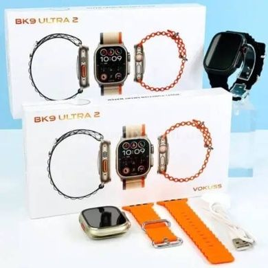 Смарт-часы с функцией звонка Smart Watch BK9 Ultra 2 Оранжевые