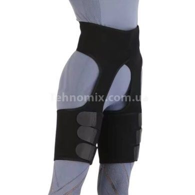 Утягивающий пояс для похудения и коррекции фигуры ADJUSTABLE ONE PIECE WAIST BAND XXLЧерный
