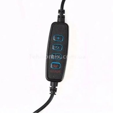Кольцевая лампа для селфи QX-360 36 см 3 крепежа Ring Fill Light