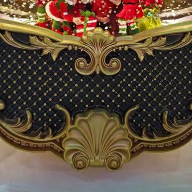 Новогодний ночник Карета XMAS WDL-23031B Коричневая