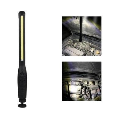 Лампа светодиодная (LED COB) с плавной регулировкой яркости и магнитом Work Lights W822 Черная с красным