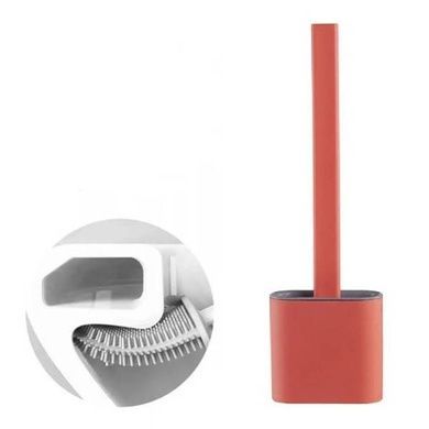 Щітка для унітазу силіконова Liquid Toilet Brush Помаранчева