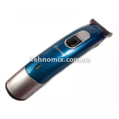 Беспроводная машинка для стрижки Gemei GM-6046 Синяя