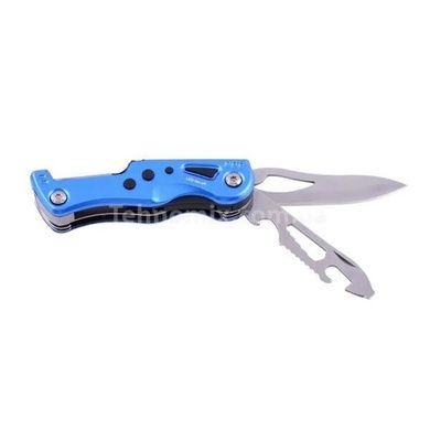 Нож многофункциональный туристический мультитул Traveler 11см MS001 Black/Blue/Red Синий