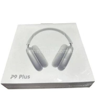 Наушники беспроводные P9 Plus Белые с серебристым