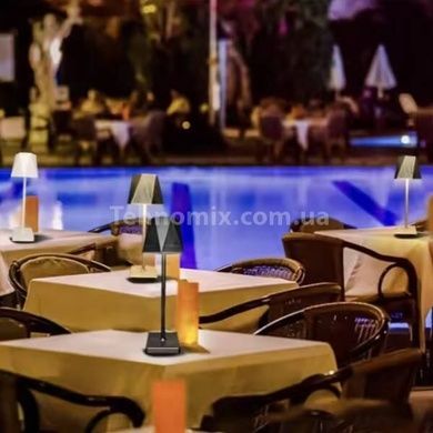 Лампа настільна акумуляторна в скандинавському стилі Cozy 5 Вт 5200мАч Чорна