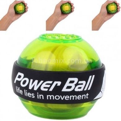 Эспандер гироскопический Gygo Power с подсветкой в чехле Зеленый