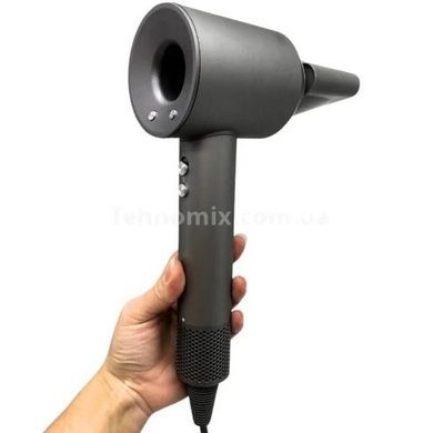 Фен для волос с насадкой-концентратором 1600Вт Hair Dryer Fan Серый