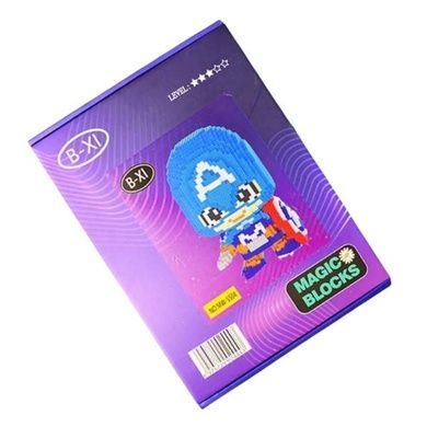 Конструктор Капитан Америка 2118 деталей 30см Magic Blocks SS04