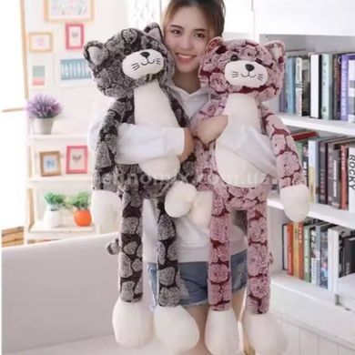 Игрушка мягкая Котик 65 см М 16121 Коричневая