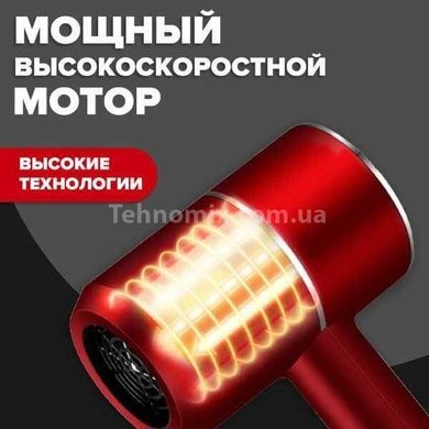 Фен для сушки волос ENZO EN-6080 Красный