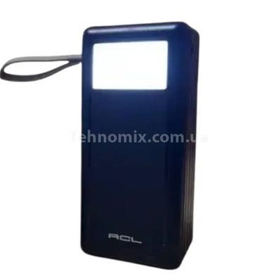 Powerbank со встроенными кабелями для зарядки гаджетов 80000mAh PD22.5W ACL PW-108 Черный