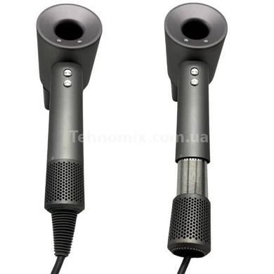 Фен для волос с насадкой-концентратором 1600Вт Hair Dryer Fan Серый