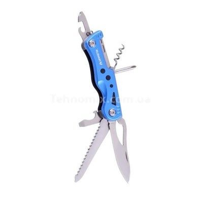 Нож многофункциональный туристический мультитул Traveler 11см MS001 Black/Blue/Red Синий