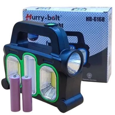 Ліхтар Hurry Bolt USB HB-6168-6169 Чорний із зеленим