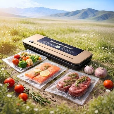 Вакуумный упаковщик Vacuum sealer RD-4201 Черный с коричневым