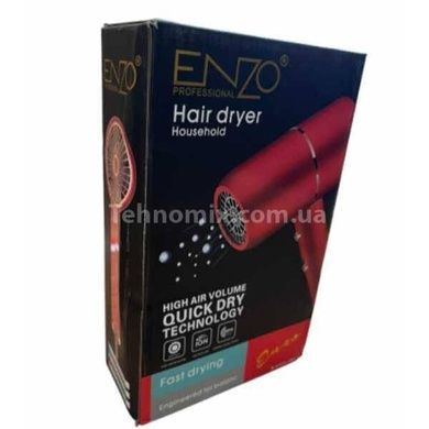 Фен для сушки волос ENZO EN-6080 Красный