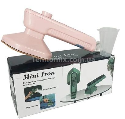 Портативный дорожный утюг Portable Electric Iron Розовый