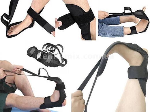 Ремінь для тренування ніг, еластична стрічка для йоги