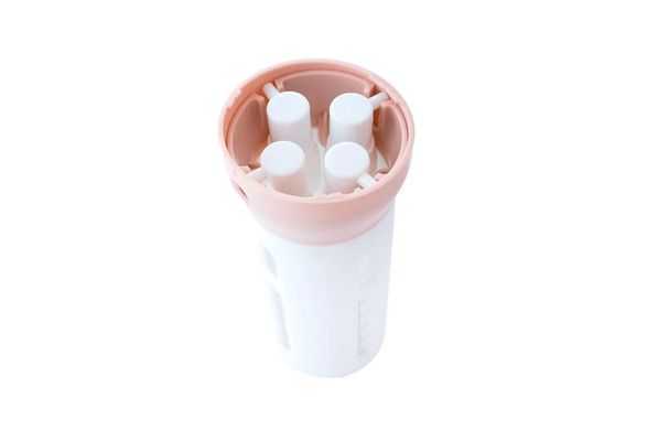 Дорожний органайзер для рідин Smart Travel Bottle Set 4 в 1 Рожевий