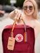 Рюкзак Fjallraven Kanken Бордова кольорова ручка