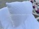 Чохол на шезлонг з кишенями та подушкою 210х80см Махра Білий