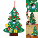 Дитяча ялинка з іграшками з фетру Christmas Tree