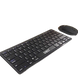 Беспроводная клавиатура KeyBoard + Мышка Wireless Charge Wi-1214 Черная