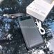Power bank 50000mAh з проводами 3в1 Viaking N6 Чорний