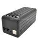 Powerbank со встроенными кабелями для зарядки гаджетов 80000mAh PD22.5W ACL PW-108 Черный