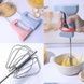 Ручний напівавтоматичний віночок Kitchen whisk Рожевий