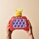 Игрушка антистресс Pop it PRO Pikachu Pokemon Красная