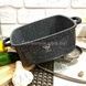 Каструля квадратна з антипригарним покриттям та кришкою 24см 4,5л Тор Kitchen ТК00055 Чорна