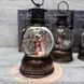 Куля новорічна з підсвічуванням від батарей та USB 20*10*10 Білий Сніговик