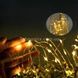 Гирлянда роса линейная USB с пультом 50 м 500LED Желтый