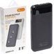 Power bank 50000mAh з проводами 3в1 Viaking N6 Чорний