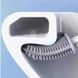 Щітка для унітазу силіконова Liquid Toilet Brush Помаранчева